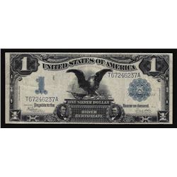 1899 $1 Black Eagle Silver Certificate Note