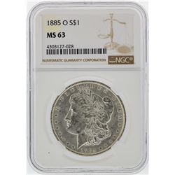1885-O $1 Morgan Silver Dollar NGC Graded MS63