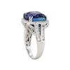 Image 3 : 18KT White Gold GIA 13.84ct Tanzanite and Diamond Ring