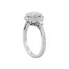 Image 3 : 14KT White Gold 2.17ctw Round Brilliant Cut Diamond Engagement Ring