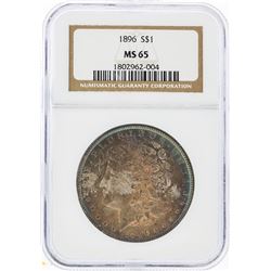 1896 $1 Morgan Silver Dollar NGC Graded MS65