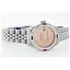 Image 2 : Womens Rolex Stainless Steel Diamond and Ruby Datejust Wristwatch