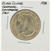 Image 1 : 1936 Elgin Illinois Centennial Commemorative Half Dollar Coin