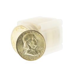 Roll of (20) 1959-D Franklin Half Dollar Coins BU