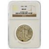 Image 1 : 1941 Walking Liberty Half Dollar Coin NGC MS65