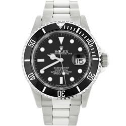 Mens Rolex Stainless Steel Date Submariner Watch