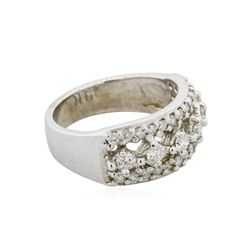 14KT White Gold 0.90ctw Diamond Ring