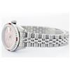 Image 9 : Womens Rolex Stainless Steel Diamond and Ruby Datejust Wristwatch