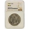 Image 1 : 1884-O $1 Morgan Silver Dollar NGC Graded MS64
