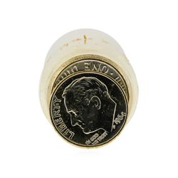 Roll of (50) 1964-P Brilliant Uncirculated Roosevelt Dimes