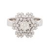 Image 2 : 14KT White Gold 1.06ctw Diamond Ring