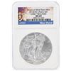 Image 1 : 2014-W $1 American Silver Eagle Coin NGC Graded MS69
