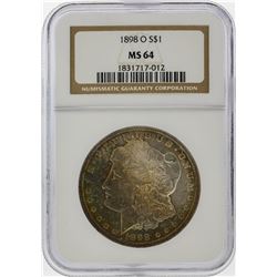 1898-O $1 Morgan Silver Dollar NGC Graded MS64