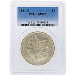 1884-O $1 Morgan Silver Dollar PCGS Graded MS63