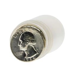 Roll of (40) 1964-P Brilliant Uncirculated Washington Quarters