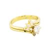 Image 1 : 14KT Yellow Gold 0.60ctw Diamond Ring