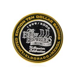 .999 Silver El Dorado Reno, Nevada $10 Casino Gaming Token Limited Edition