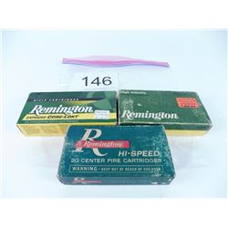 60 rounds 6.5mm Remington magnum 120 grain bullets