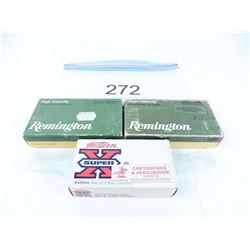 60 rounds 6mm Remington 80 grain soft point & 90 grain soft point