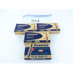 80 rounds 30 40 Krag 180 grain soft point