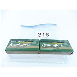 40 rounds 221 Remington 50 grain Vmax boat tail