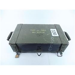 1000 rounds 762x39 military in a wooden case