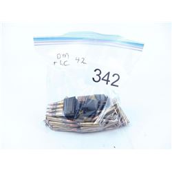 Approx 60 rounds 30-06 military DM 42 with 3 clips