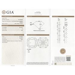 Ideal Square Cut Diamond