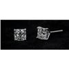Image 4 : Ideal Square Cut Diamond Earrings