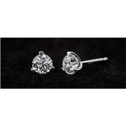 Round Brilliant Diamond Earrings