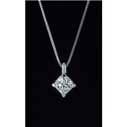 Ideal Square Diamond Necklace