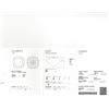 Image 2 : 1.58 TCW Ideal Square Diamond Necklace w/ Halo