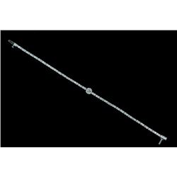 2.8 TCW Ideal Square Cut Diamond Bracelet