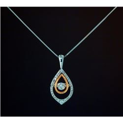 .18 TCW Shimmering Diamond Pendant