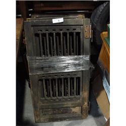 Set of 5 wooden window shutters