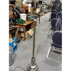 Torchiere lamp w/marble base