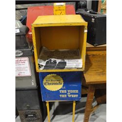 Vintage San Francisco Chronicle newspaper box