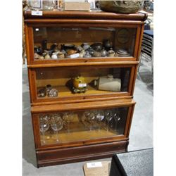 Oak barrister bookcase