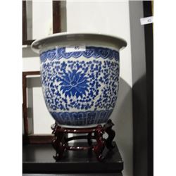 Asian planter on stand