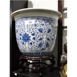 Asian planter on stand