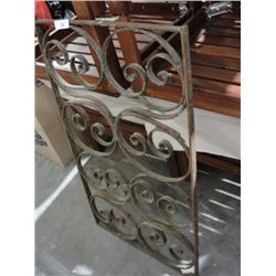 Wrought iron panel