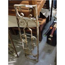 Wrought iron panel