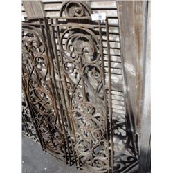 Wrought iron panel
