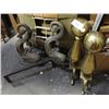 Image 1 : 2 sets of brass firedogs