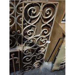 Wrought iron panel