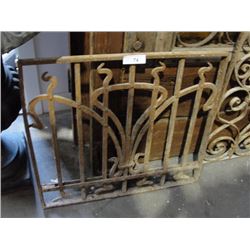 Wrought iron panel