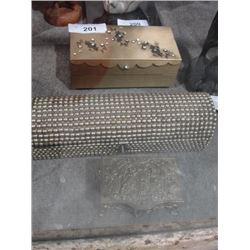 3 vintage jewelry boxes