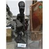 Image 1 : Carved African statue