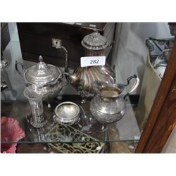 5 pieces of Silverplate