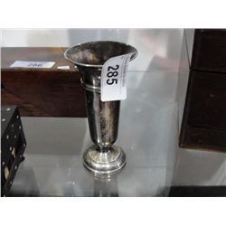 Sterling silver vase